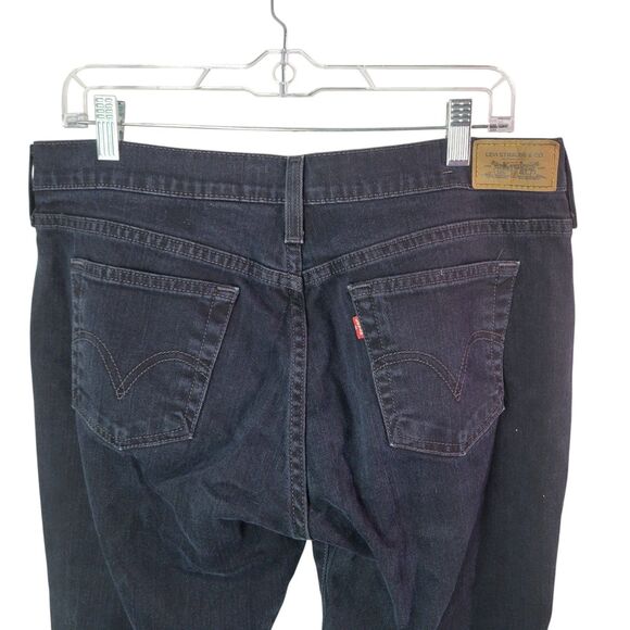 Levi's 515 Womens Size 12 Black Solid Boot Cut Jeans - Picture 5 of 11